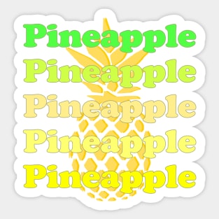 PINEAPPLE PINEAPPLE Sticker